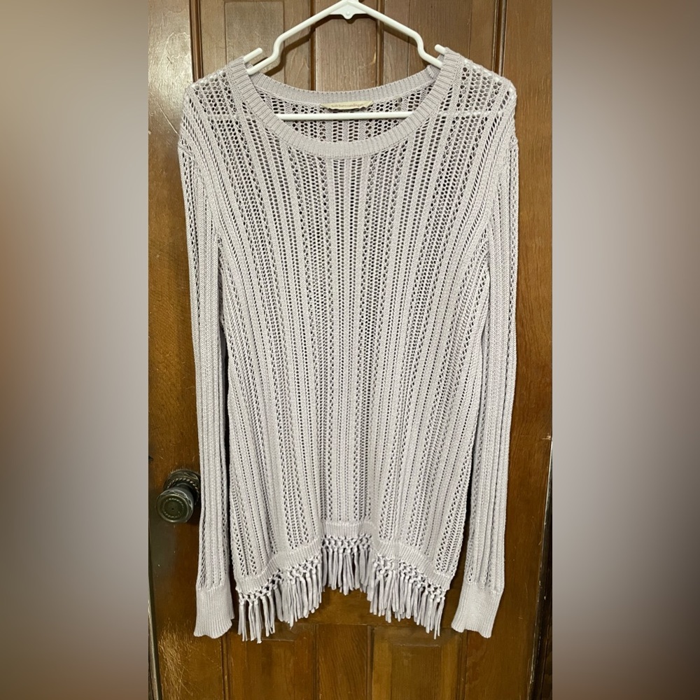Soft surrounding open knit sweater. Size XL